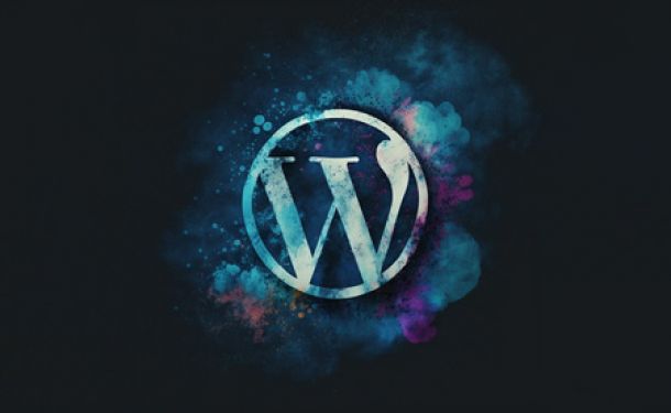 Wordpress Logo in Aquarell